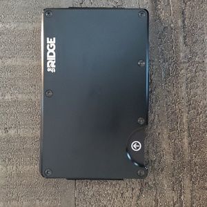 Ridge Wallet Royal Black Aluminum